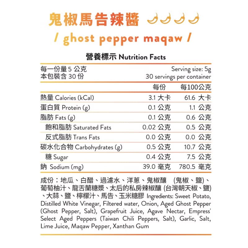 【端午送禮】無油低卡沾醬 - 火辣兩瓶辣醬組 (百香芥末、鬼椒馬)