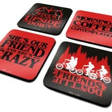 【怪奇物語】Stranger Things 經典台詞 - 英國進口杯墊4入組