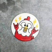 Funny Three Chickens 放3雞 | 陶瓷吸水杯墊 - 好HIGH款