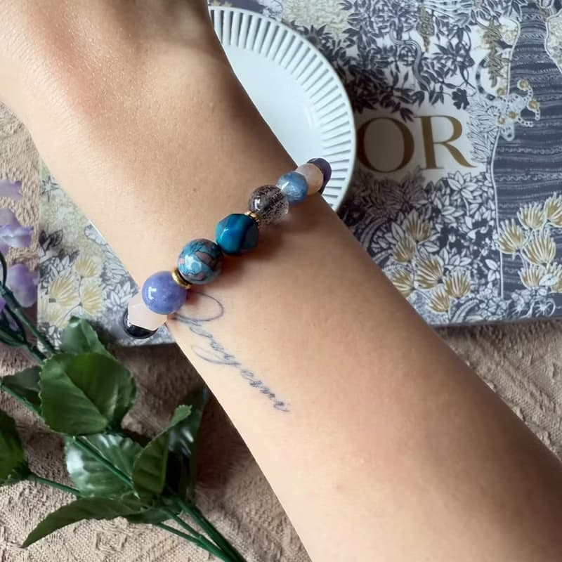 雨彩溫柔體貼彈性手鍊