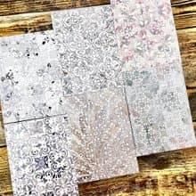 (large art memo pack 6 typesX25pcs SET) sweet vintage background