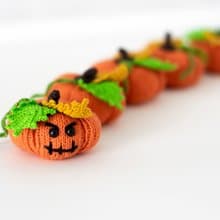 Knitted pumpkins, Halloween decor, table decor, Thanksgiving day toy, fall, 厨房装饰