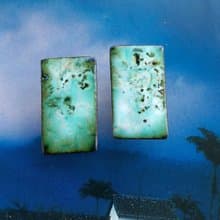 Vintage Jewelry 西洋古董飾品 Copper 手工 抽象個性方 栓式耳環