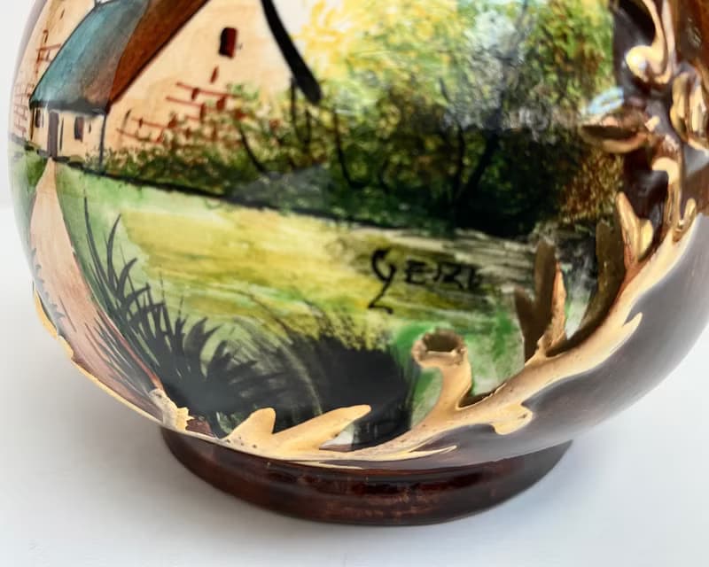 來自比利時的複古陶瓷水壺景觀裝飾 | 50年代