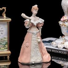 英國製Wedgwood風姿卓越佳麗限量收藏陶瓷娃娃人偶藝術裝飾擺件