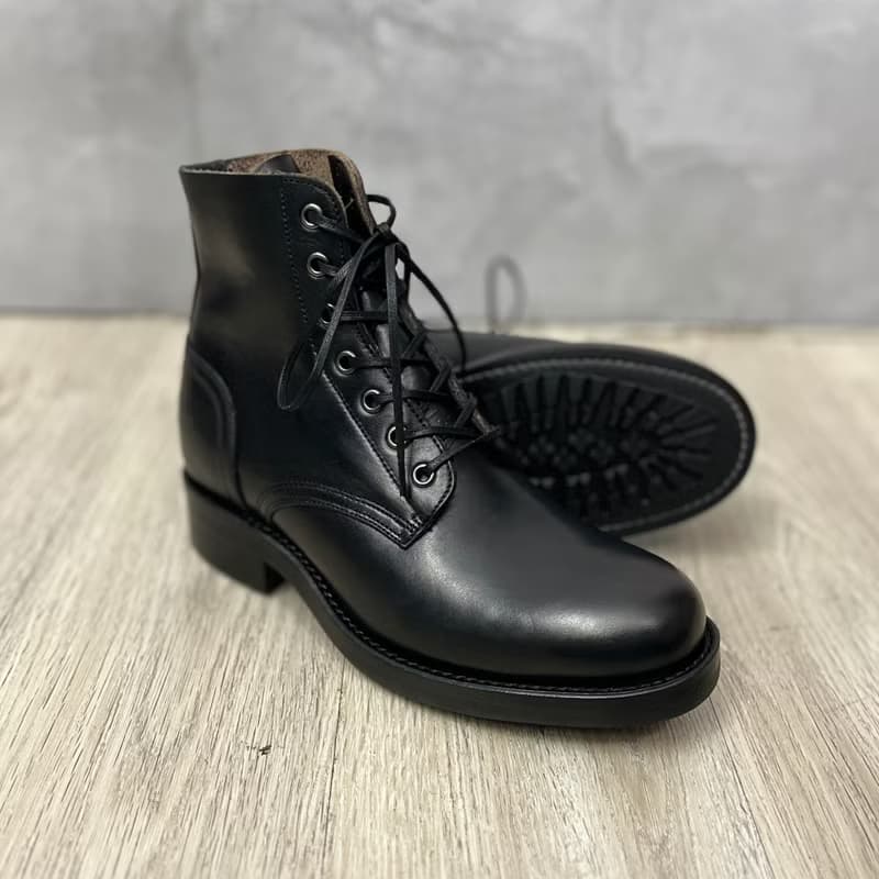 固特異手工真皮Vibram大底加拿大戰鬥軍靴 Canadian Army Boots