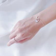 雲海系列 | 雲海水滴珍手鍊 925銀鍊