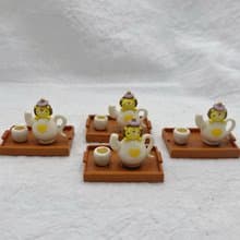【玫泥手作】 小獅下午茶組擺件/辦公室小廢物