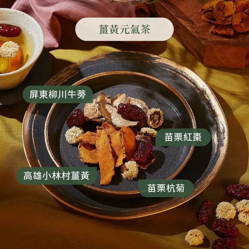 台灣伴手禮 分送親友首選【薑黃元氣茶】提昇保護力