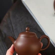 送禮紫砂壺茶壺秋水 全手工 180cc 原矿极品文革料 正宗润泽 器型