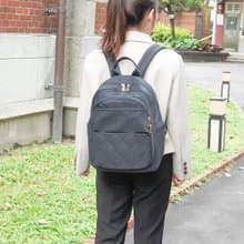 秀麗簡約機能款通勤休閒後背包23346-莫蘭迪灰