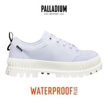 PALLADIUM PALLASHOCK LO WP+厚底巧克力低筒防水靴 藍紫 74408
