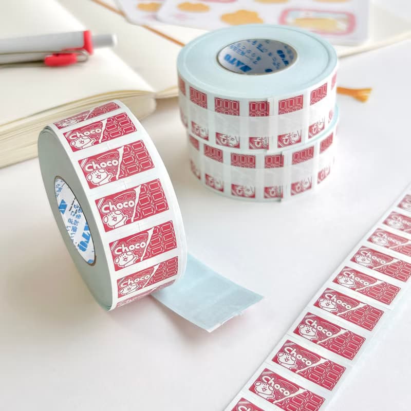 ラベラーシール  チョコレートな犬