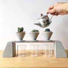【咖啡時光】 迷你仙人掌DIY 手沖咖啡架縮小版 咖啡館開幕禮