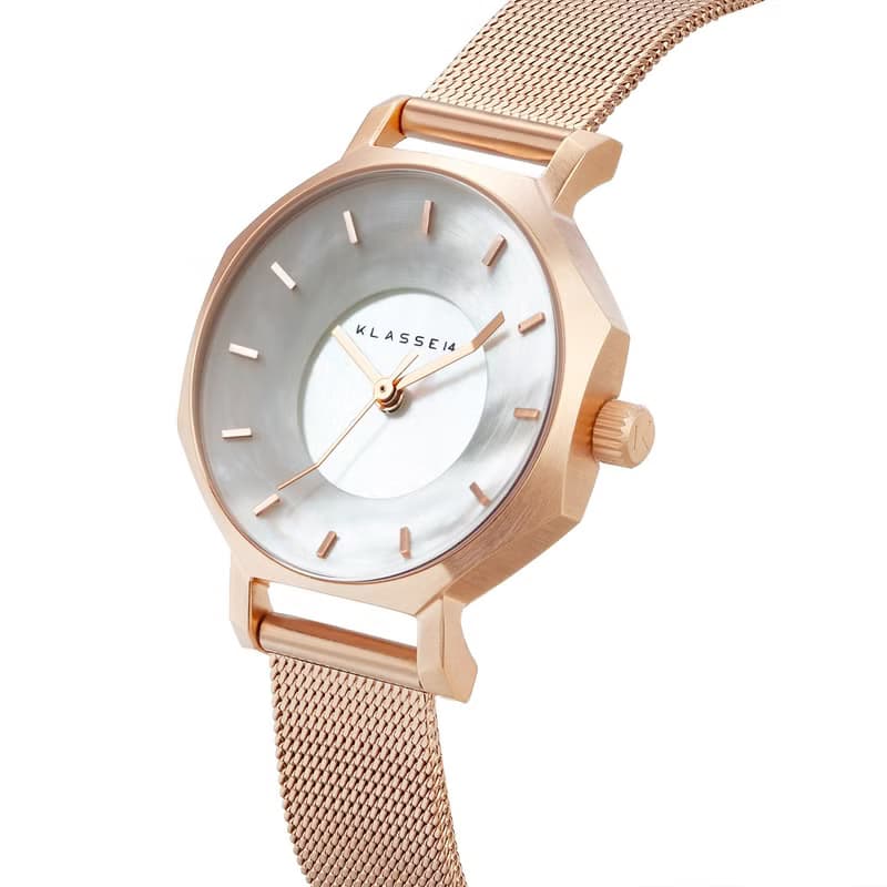 Volare Mother Of Pearl 珍珠白色鋼帶手錶 28mm