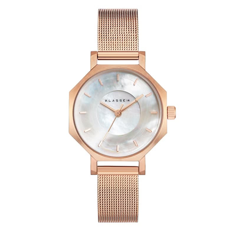 Volare Mother Of Pearl 珍珠白色鋼帶手錶 28mm