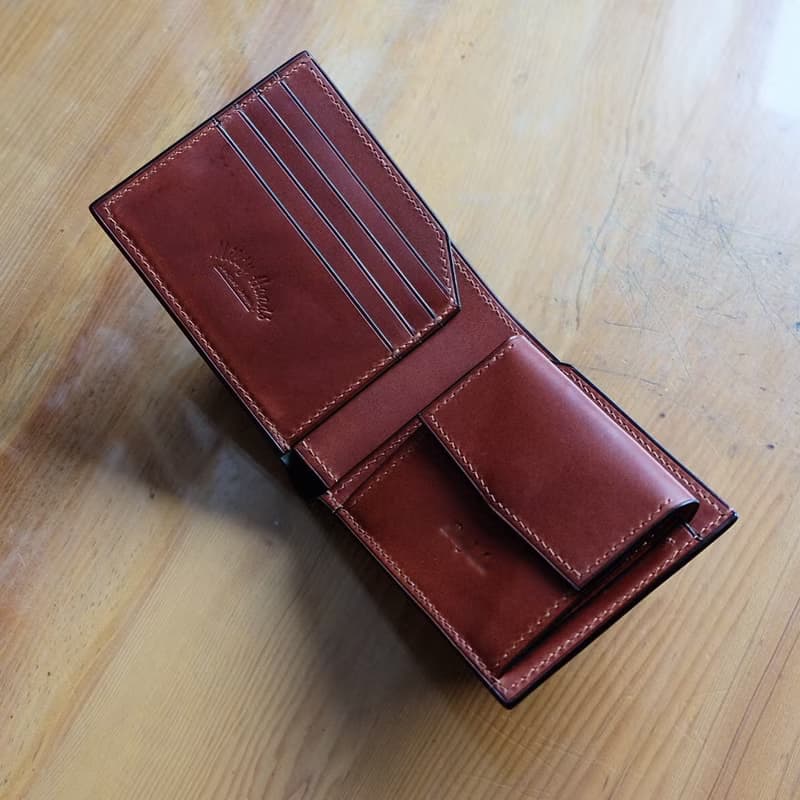 MILDY HANDS - SW01COIN 馬臀皮短夾 Horween shell cordovan