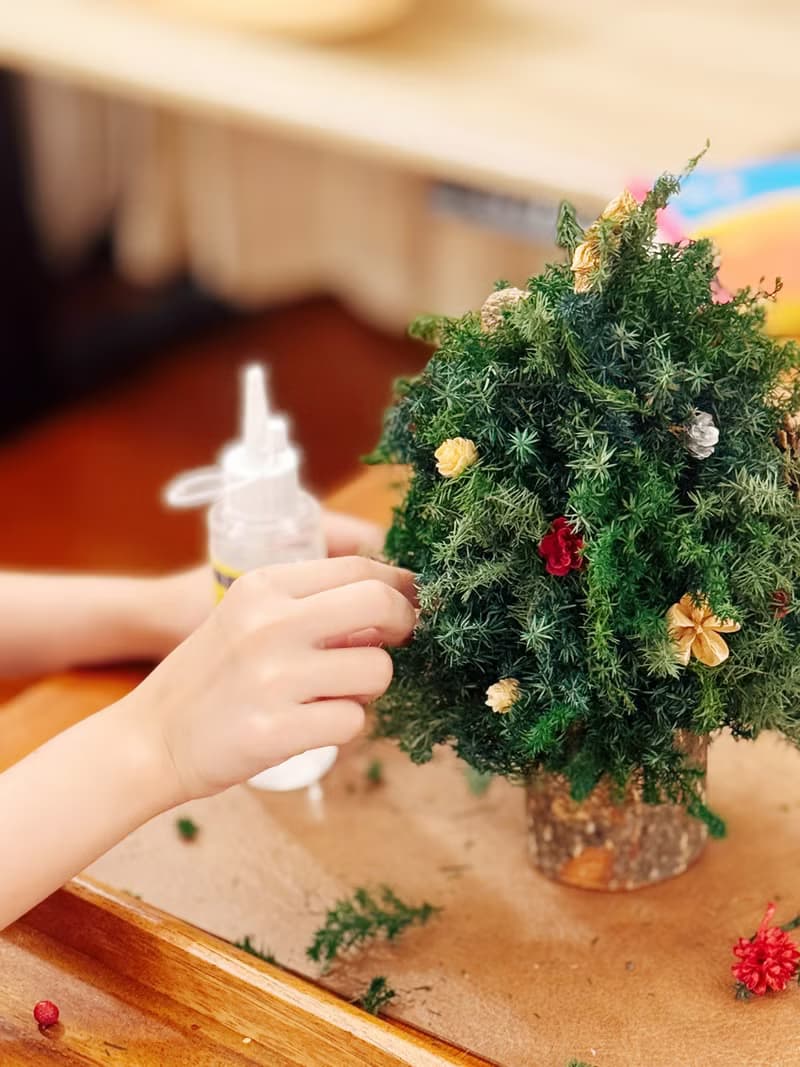 半成品聖誕小樹/材料包/聖誕禮物/手作/親子