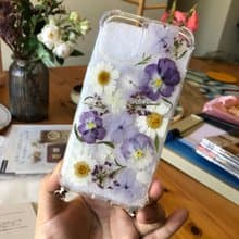 【茜作】乾燥花手工定制滴膠手機殼