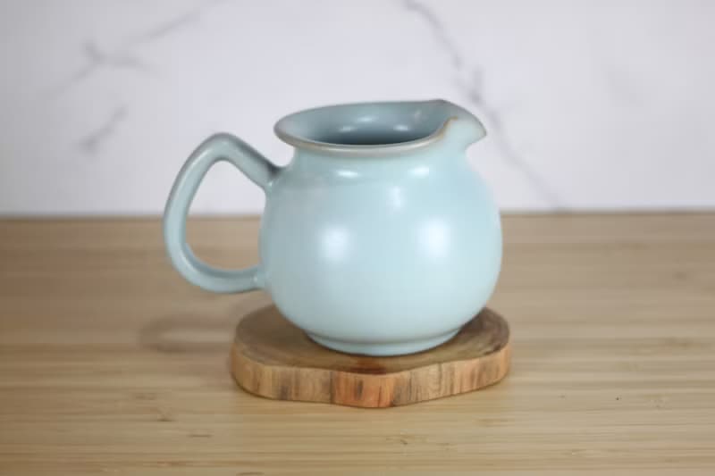 【送禮好物】300ml 汝窯 茶海 純手作公道杯 名家葉敏祥手作