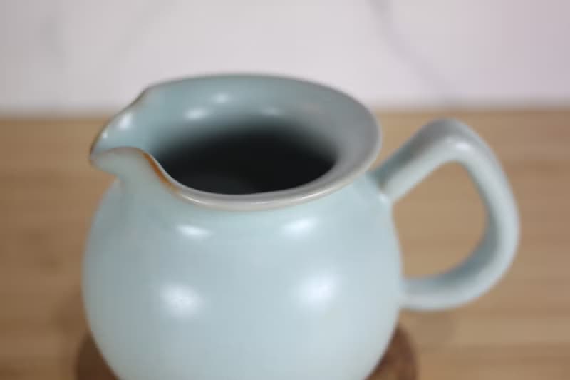 【送禮好物】300ml 汝窯 茶海 純手作公道杯 名家葉敏祥手作