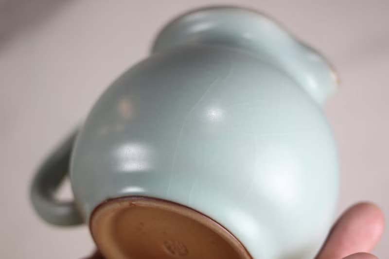 【送禮好物】300ml 汝窯 茶海 純手作公道杯 名家葉敏祥手作