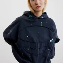 Taichi Hooded Sweatshirt 太極花輪廓潑墨套頭衛衣