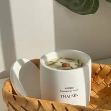 檸檬草與生姜 泰式香療天然精油 大豆蠟及蜂蠟蠟燭 230g 禮物首選