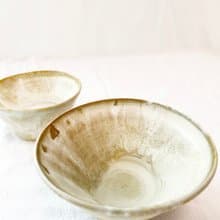 陶瓷手工 | 貝殼色系陶碗 (大) 12cm 闊