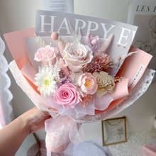 【情人節花禮】flower-of-life 心語玫戀  厄瓜多永生玫瑰花束