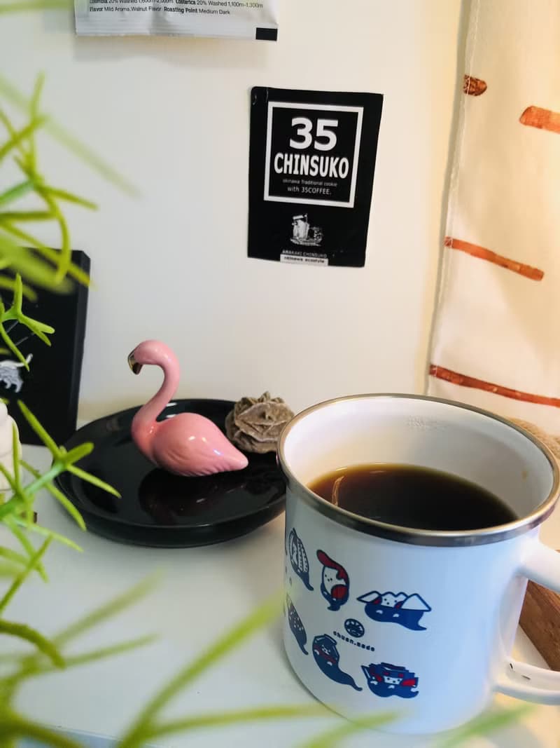 20s飄洋過海日本祭-小鬼幽靈插畫搪瓷杯-濾掛咖啡杯