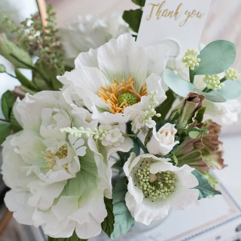 WHITE GREEN Bordeaux vase for Decoration