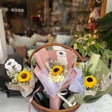 Time flower蒔花 畢業季 向日葵花束 畢業花束