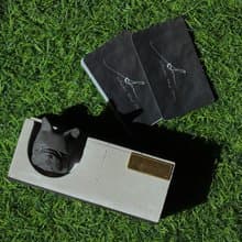 曙MUSE 鬥牛犬水泥名片架 手機架 辦公室 擴香石 手作 創意 擺飾
