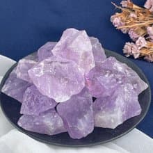 【MU工坊】淺紫水晶擴香石/水晶擴香燈/碎石/室內香薰/淨化小夜燈