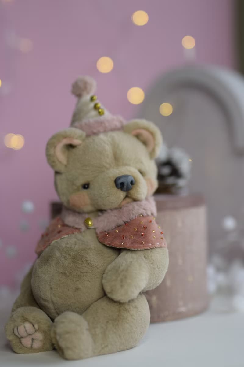 artist stuffed  bear  Noel