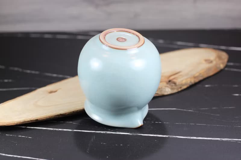 【母親節禮物】360~400ml 汝窯無把 手拉坯 咖啡下壺 茶海 公道杯
