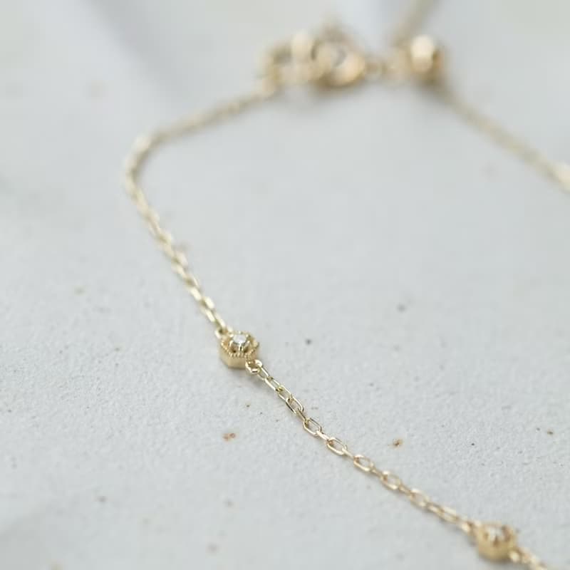 10K間格六角鑽調節手鍊