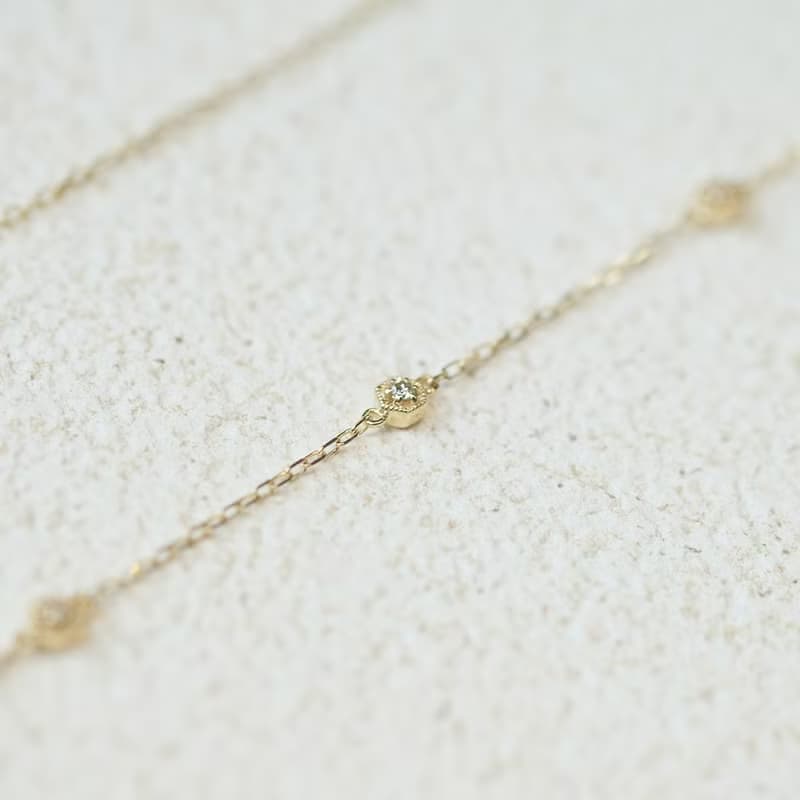 10K間格六角鑽調節手鍊