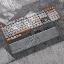 符石系列 PBT 5面熱升華鍵帽 113鍵 白符石
