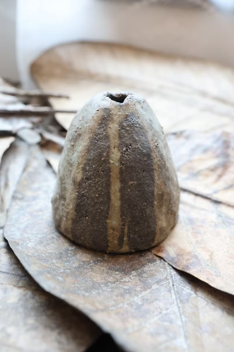 【喬遷禮物】風的皺折No9擴香手捏花器侘寂風雕塑擺件收藝術作品