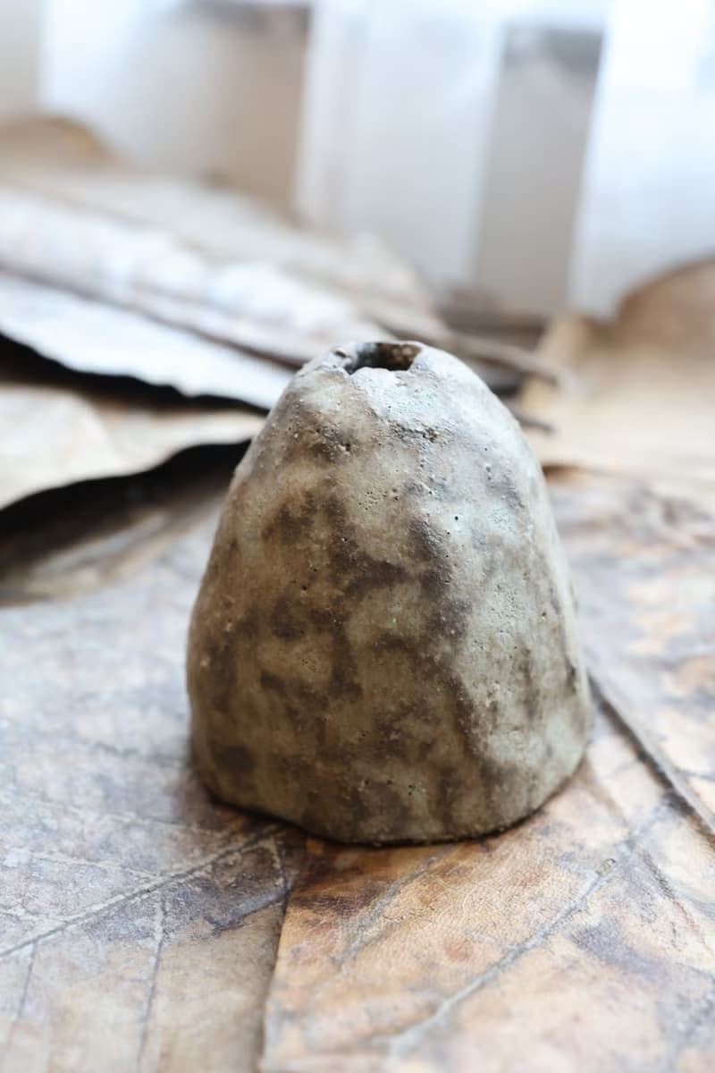 【喬遷禮物】風的皺折No9擴香手捏花器侘寂風雕塑擺件收藝術作品