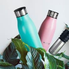 01LIV 304不銹鋼雙層真空泡茶防漏保溫瓶環保杯5色 500ml/350ml