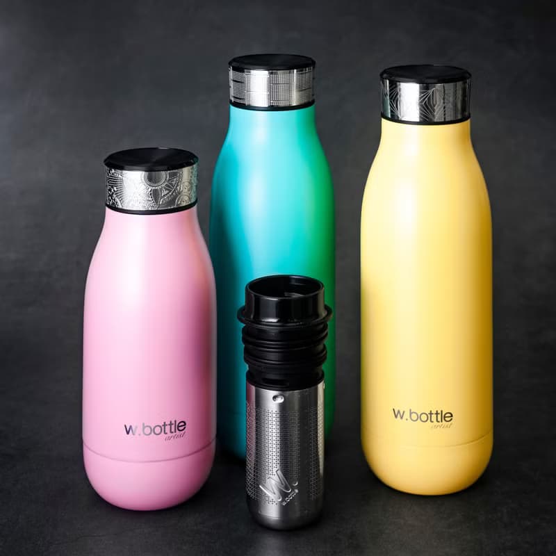 01LIV 304不銹鋼雙層真空泡茶防漏保溫瓶環保杯5色 500ml/350ml