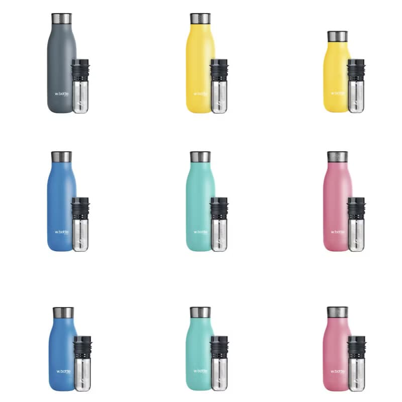 01LIV 304不銹鋼雙層真空泡茶防漏保溫瓶環保杯5色 500ml/350ml