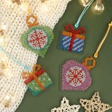 Rhinestone Craft聖誕裝飾 / 禮物盒 水鑽裝飾DIY材料包及完成品