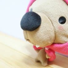 Bucute小紅狼證件套錢包/悠遊卡套/證件夾/獨家發售/手工製作/交換禮物/零錢包