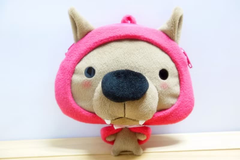 Bucute小紅狼證件套錢包/悠遊卡套/證件夾/獨家發售/手工製作/交換禮物/零錢包