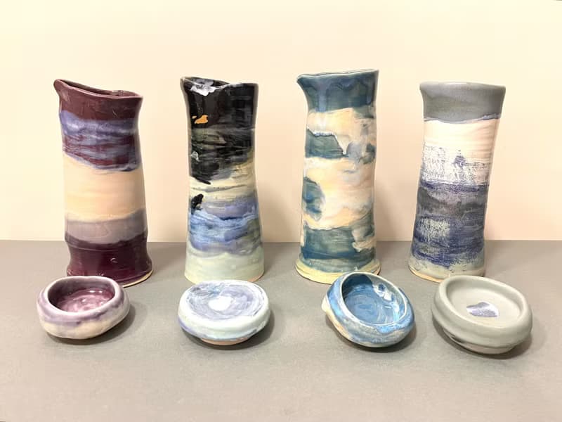 Water vase - Purple Romance