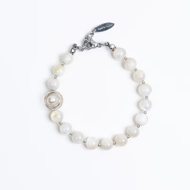 安菲特里不鏽鋼貝珠手鍊項鍊 兩用款設計 multifunctionl jewelry